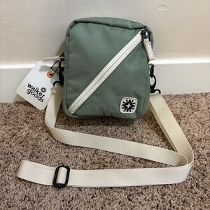 Walker Family Goods Mini Messenger Crossbody Bag Sage Green